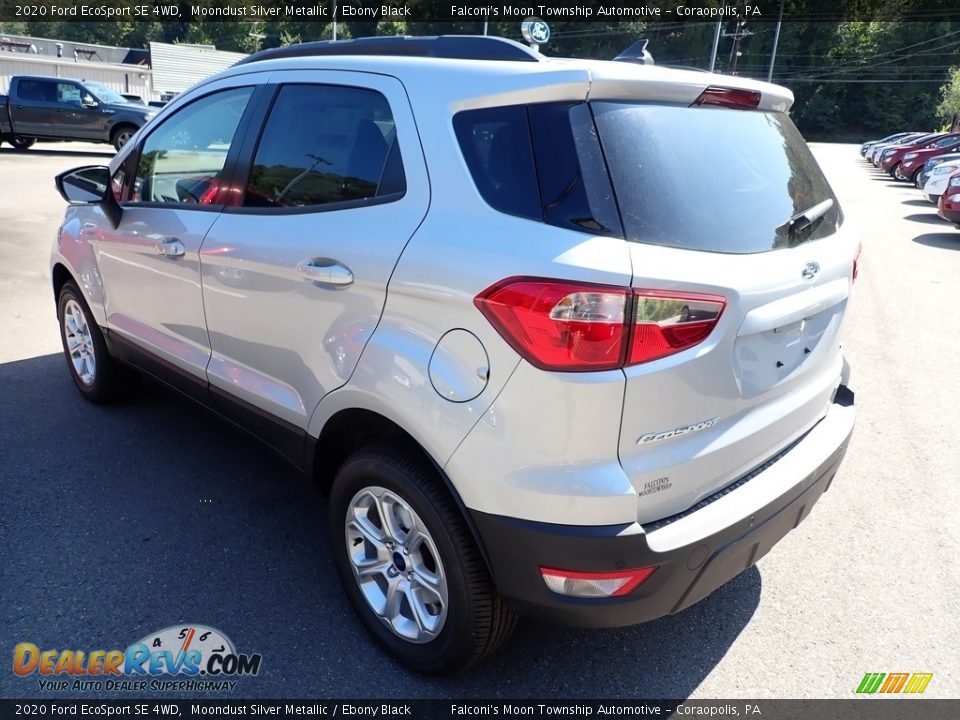 2020 Ford EcoSport SE 4WD Moondust Silver Metallic / Ebony Black Photo #6