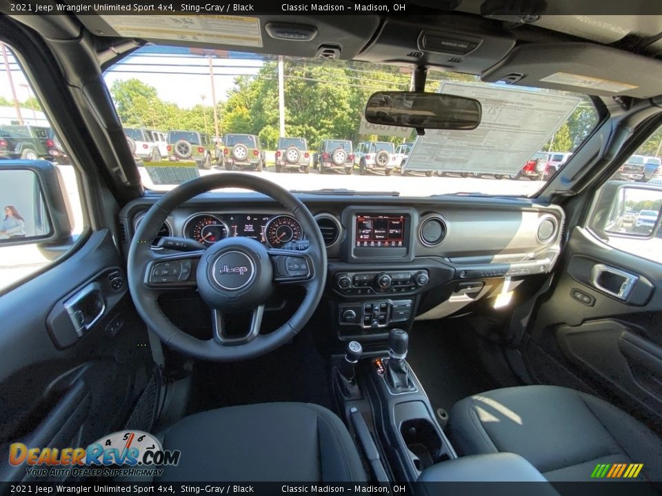 2021 Jeep Wrangler Unlimited Sport 4x4 Sting-Gray / Black Photo #4