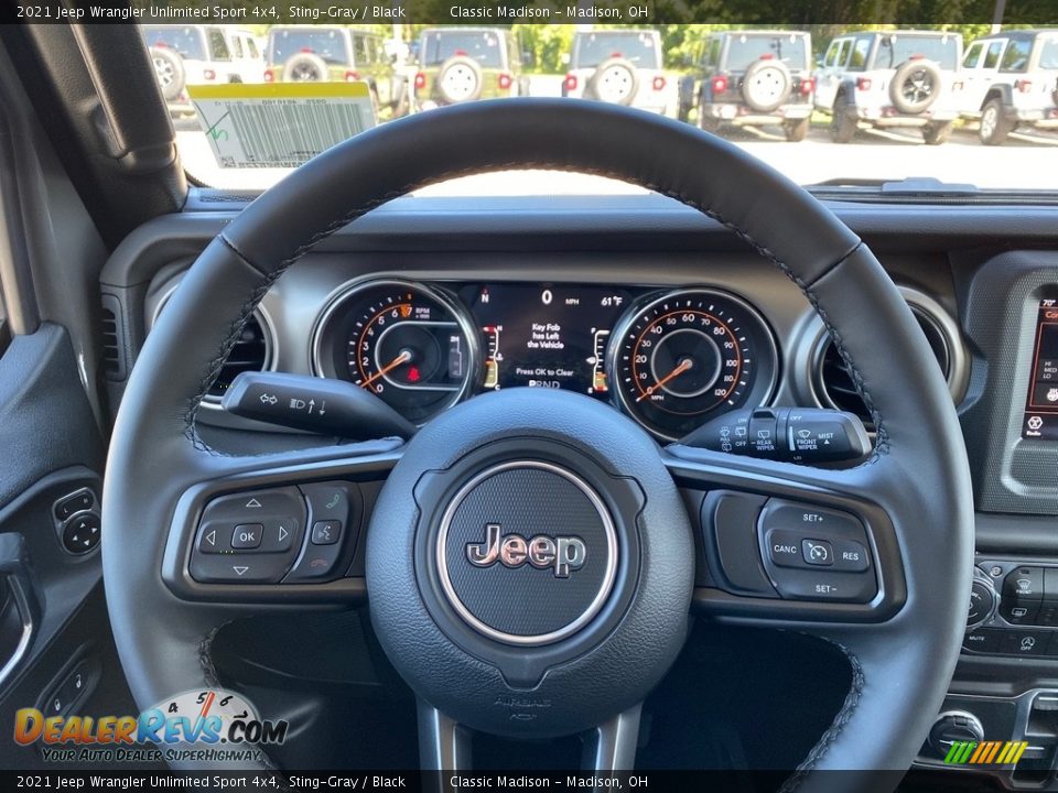 2021 Jeep Wrangler Unlimited Sport 4x4 Sting-Gray / Black Photo #5