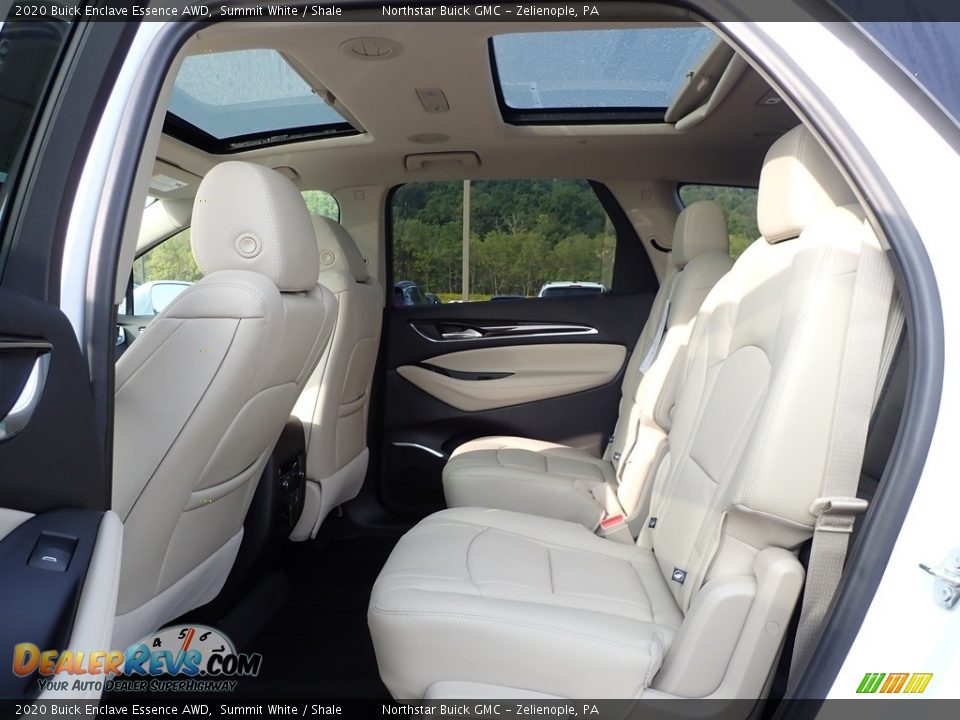 Rear Seat of 2020 Buick Enclave Essence AWD Photo #13