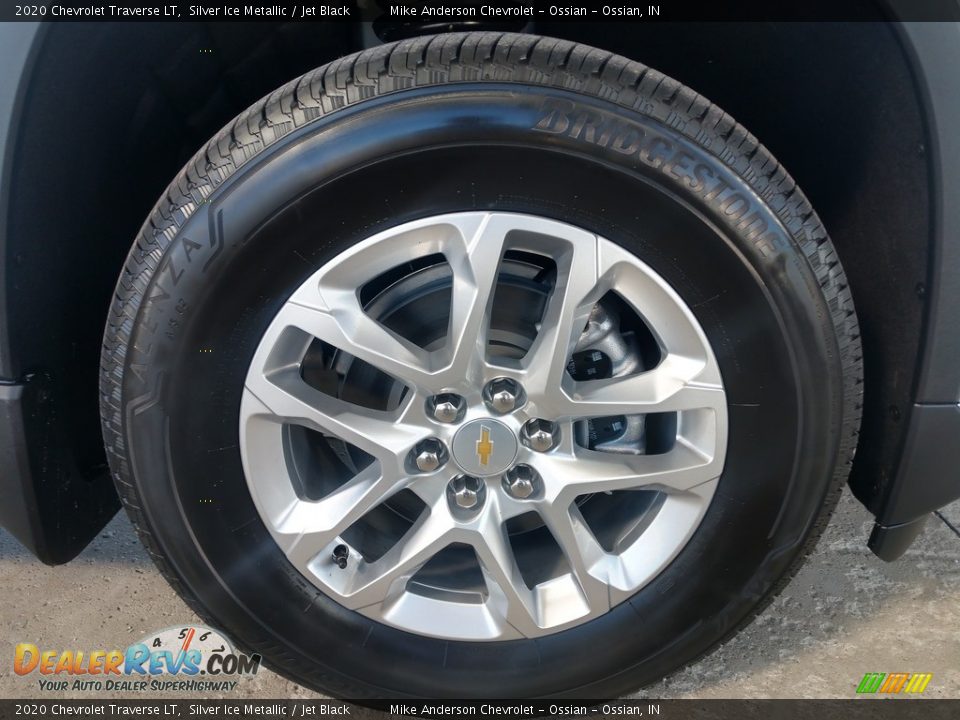 2020 Chevrolet Traverse LT Silver Ice Metallic / Jet Black Photo #13