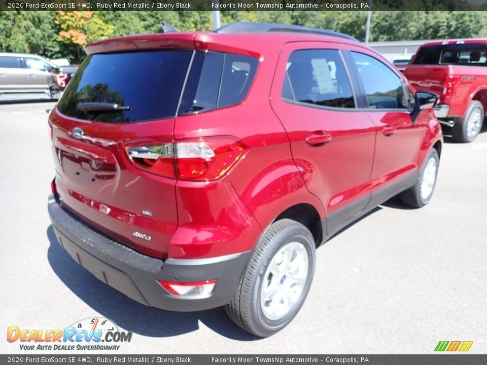 2020 Ford EcoSport SE 4WD Ruby Red Metallic / Ebony Black Photo #2