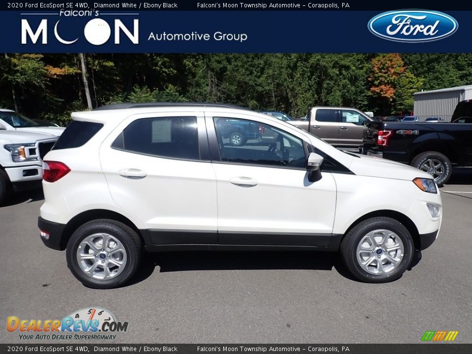 2020 Ford EcoSport SE 4WD Diamond White / Ebony Black Photo #1