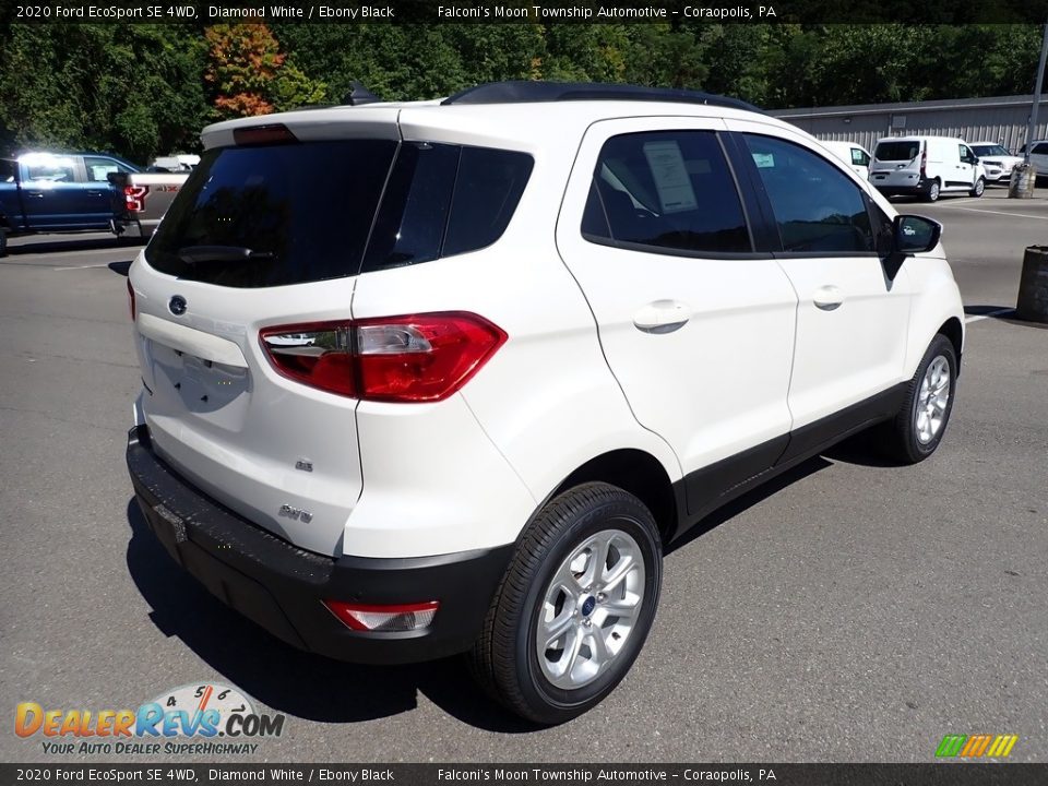 2020 Ford EcoSport SE 4WD Diamond White / Ebony Black Photo #2