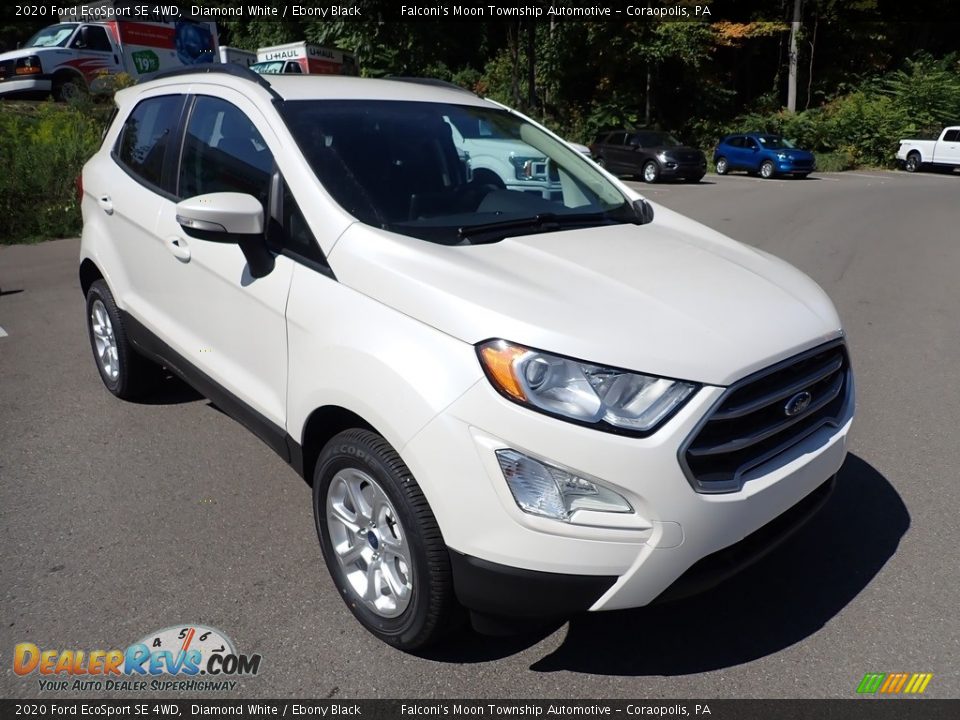 2020 Ford EcoSport SE 4WD Diamond White / Ebony Black Photo #3