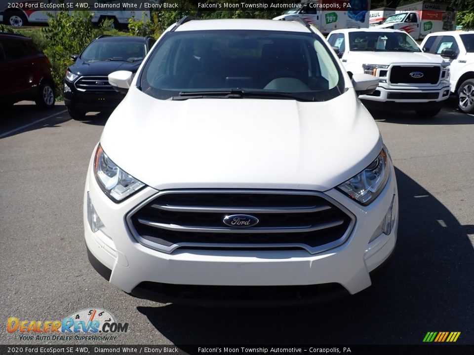 2020 Ford EcoSport SE 4WD Diamond White / Ebony Black Photo #4