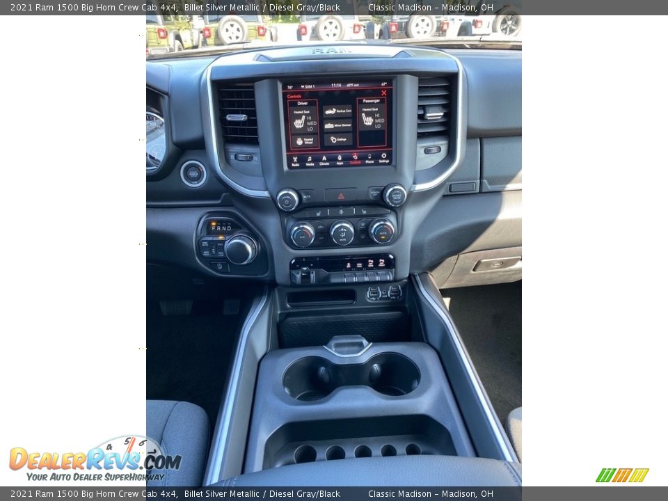 2021 Ram 1500 Big Horn Crew Cab 4x4 Billet Silver Metallic / Diesel Gray/Black Photo #12