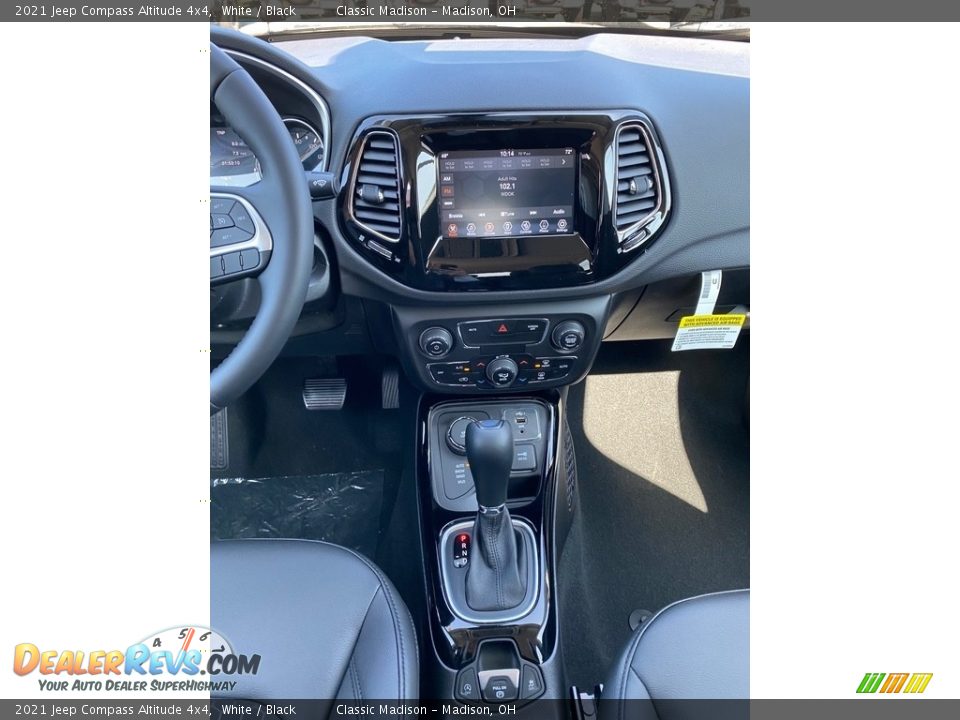 2021 Jeep Compass Altitude 4x4 White / Black Photo #6