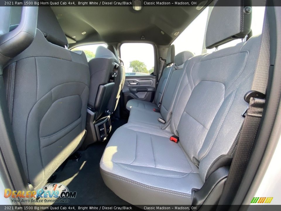 Rear Seat of 2021 Ram 1500 Big Horn Quad Cab 4x4 Photo #8