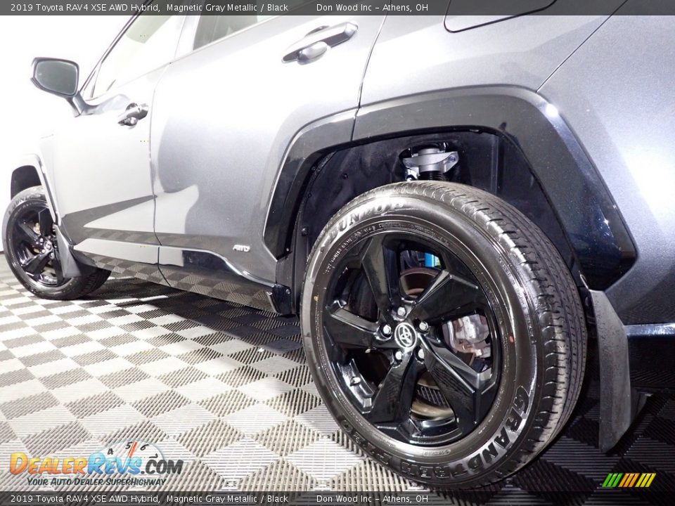 2019 Toyota RAV4 XSE AWD Hybrid Magnetic Gray Metallic / Black Photo #10