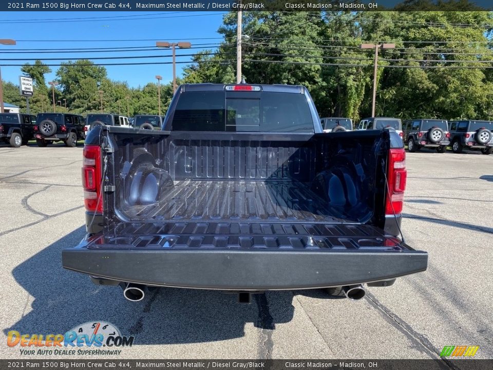 2021 Ram 1500 Big Horn Crew Cab 4x4 Maximum Steel Metallic / Diesel Gray/Black Photo #6