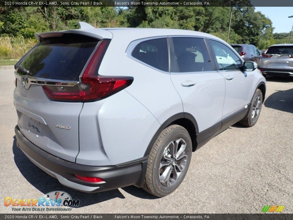 2020 Honda CR-V EX-L AWD Sonic Gray Pearl / Black Photo #5