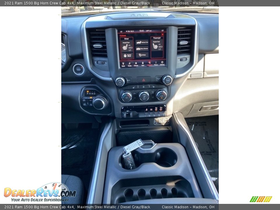 2021 Ram 1500 Big Horn Crew Cab 4x4 Maximum Steel Metallic / Diesel Gray/Black Photo #11
