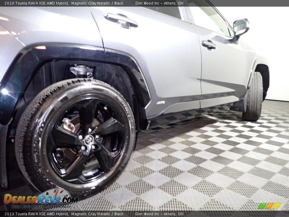 2019 Toyota RAV4 XSE AWD Hybrid Magnetic Gray Metallic / Black Photo #16