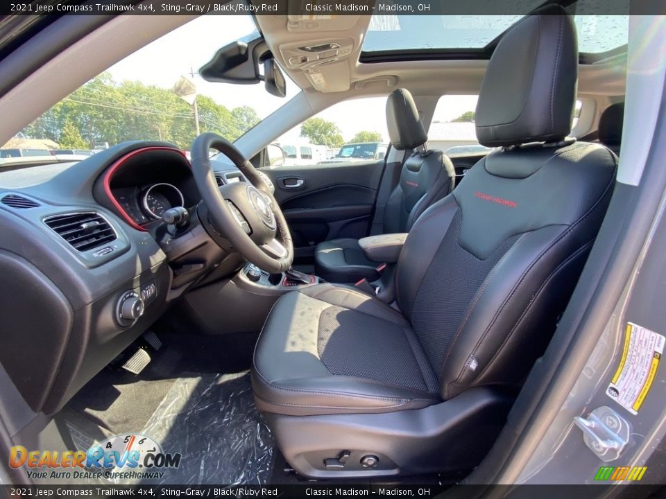 Front Seat of 2021 Jeep Compass Trailhawk 4x4 Photo #2