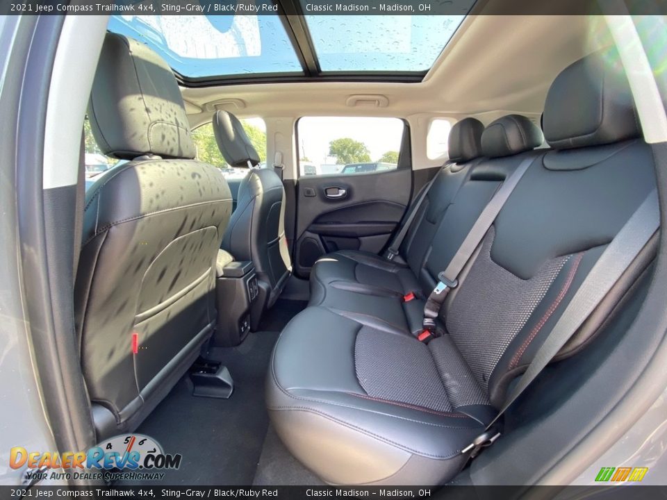 Rear Seat of 2021 Jeep Compass Trailhawk 4x4 Photo #3