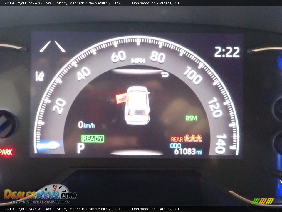 2019 Toyota RAV4 XSE AWD Hybrid Magnetic Gray Metallic / Black Photo #28