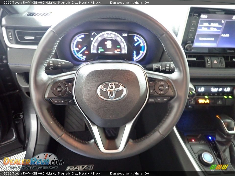 2019 Toyota RAV4 XSE AWD Hybrid Magnetic Gray Metallic / Black Photo #29
