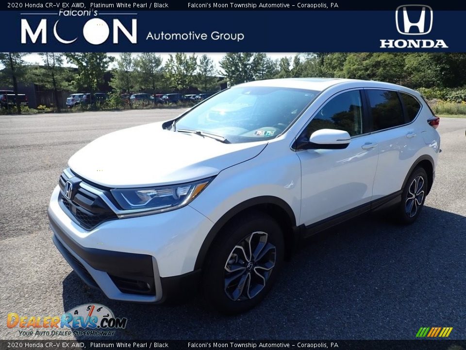 2020 Honda CR-V EX AWD Platinum White Pearl / Black Photo #1