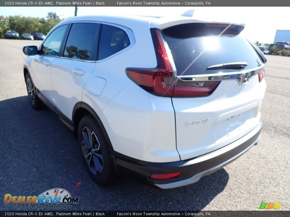 2020 Honda CR-V EX AWD Platinum White Pearl / Black Photo #3