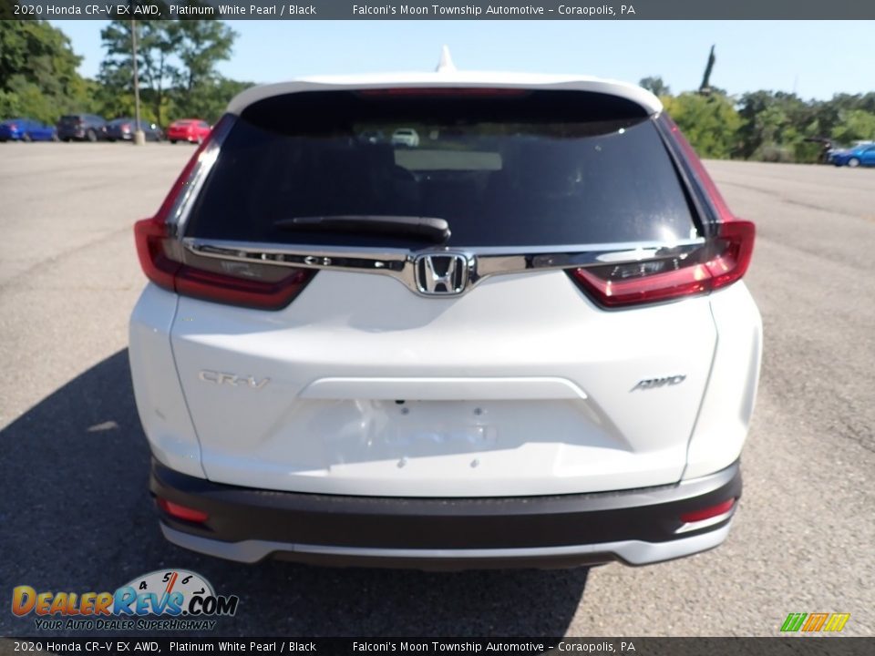 2020 Honda CR-V EX AWD Platinum White Pearl / Black Photo #4