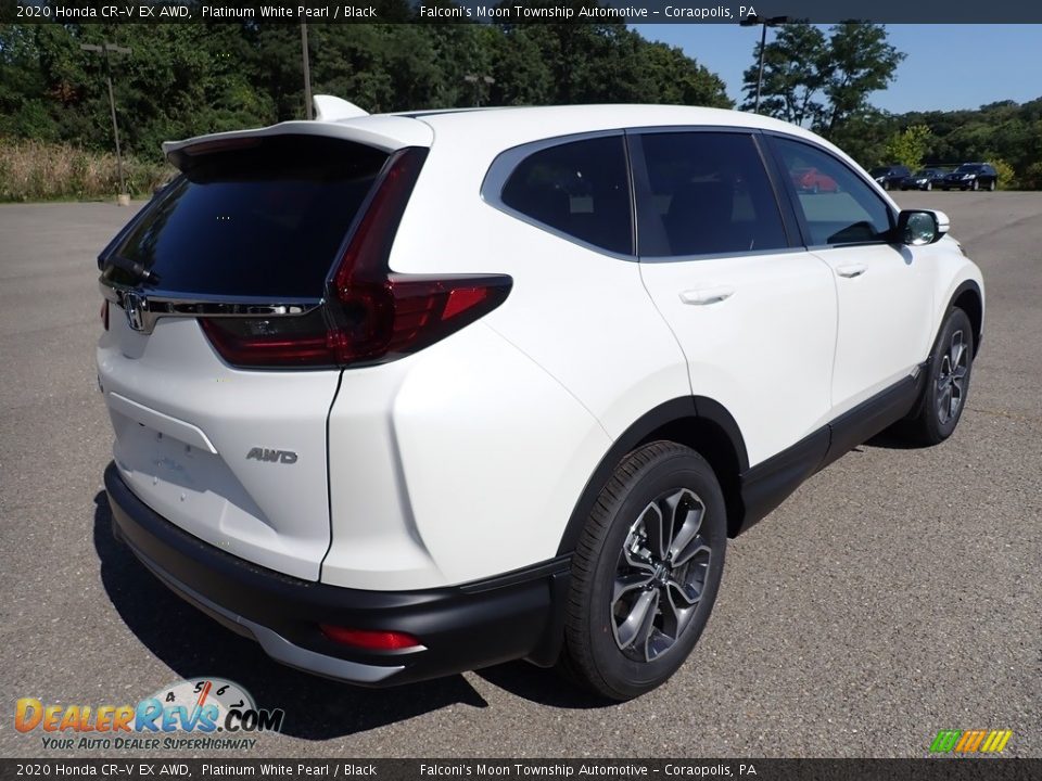 2020 Honda CR-V EX AWD Platinum White Pearl / Black Photo #5