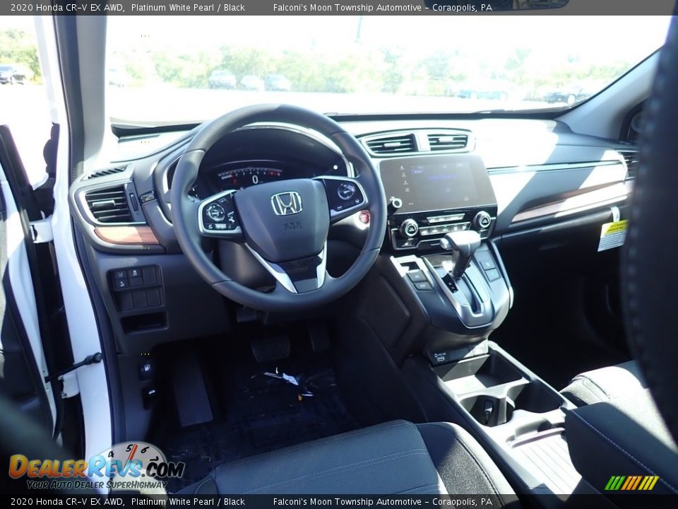 2020 Honda CR-V EX AWD Platinum White Pearl / Black Photo #10