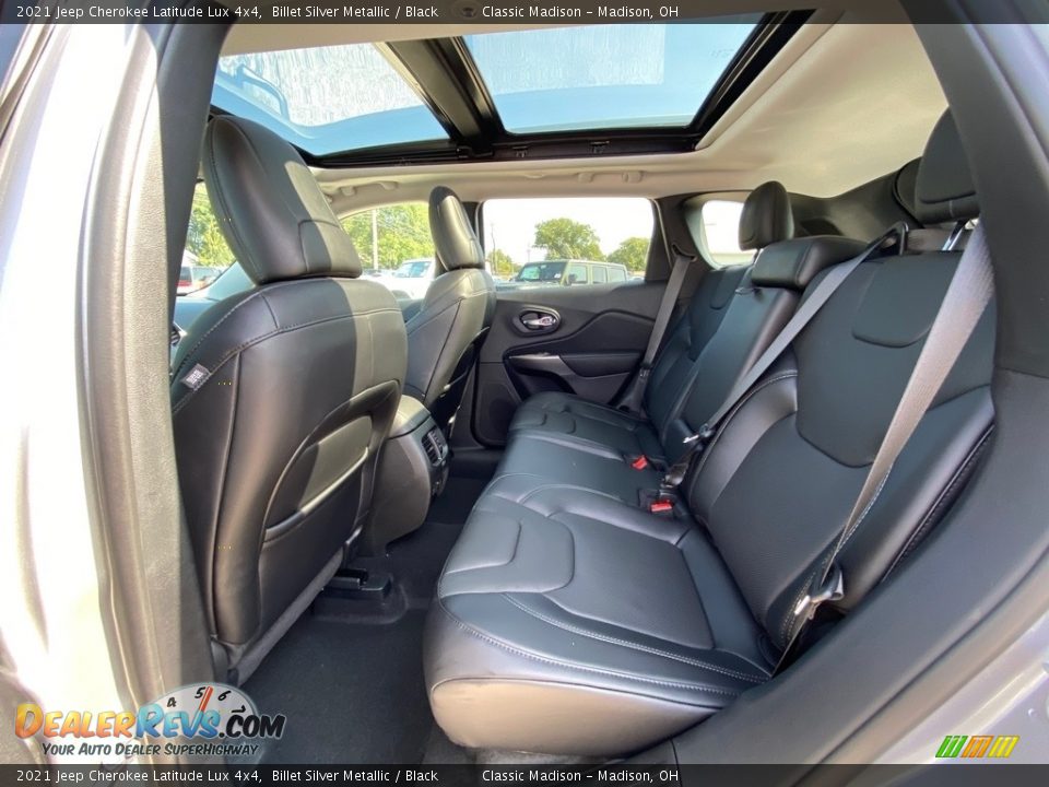 Rear Seat of 2021 Jeep Cherokee Latitude Lux 4x4 Photo #3