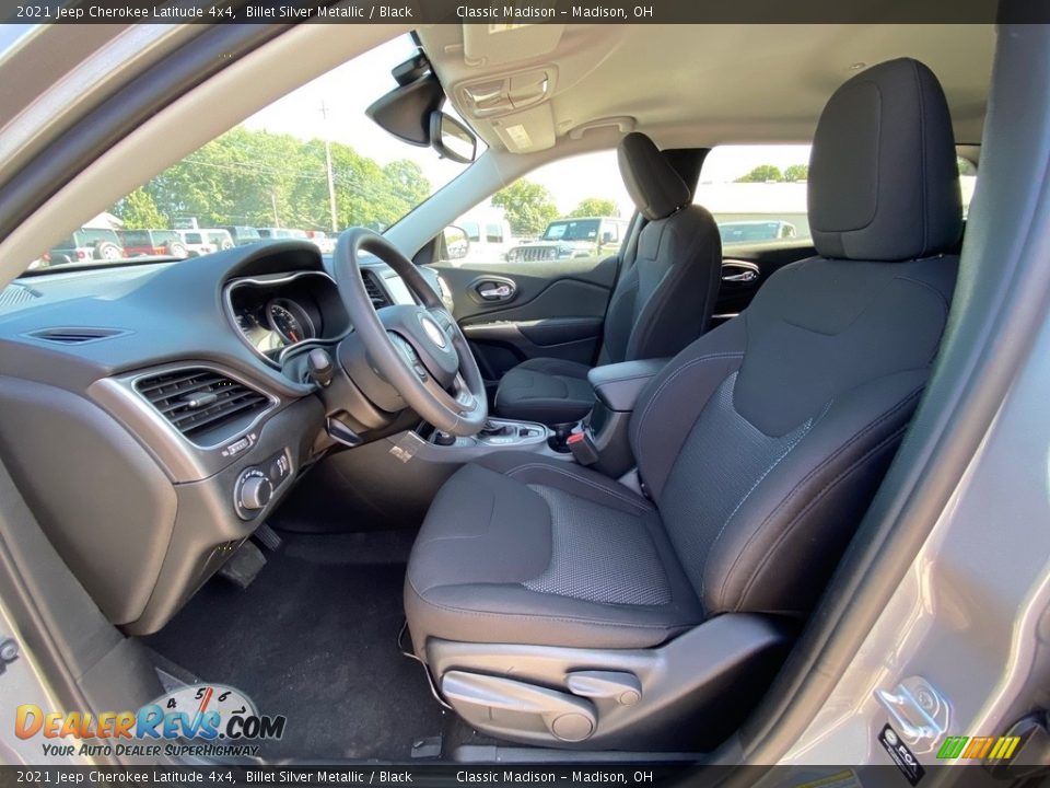 2021 Jeep Cherokee Latitude 4x4 Billet Silver Metallic / Black Photo #2