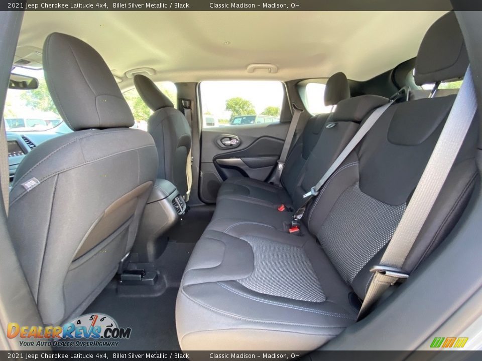 2021 Jeep Cherokee Latitude 4x4 Billet Silver Metallic / Black Photo #3