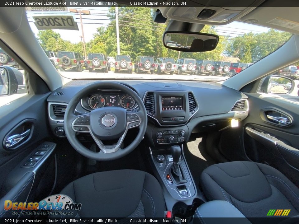 2021 Jeep Cherokee Latitude 4x4 Billet Silver Metallic / Black Photo #4