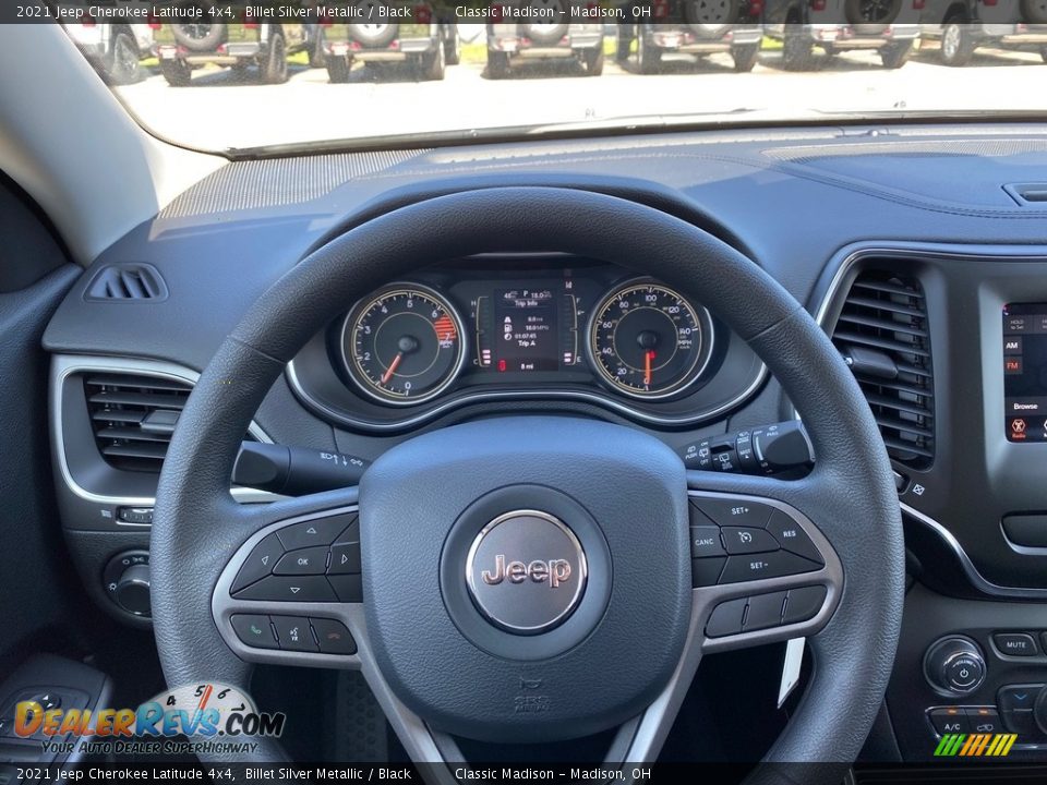 2021 Jeep Cherokee Latitude 4x4 Billet Silver Metallic / Black Photo #5