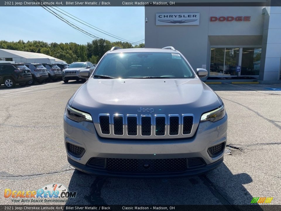 2021 Jeep Cherokee Latitude 4x4 Billet Silver Metallic / Black Photo #7