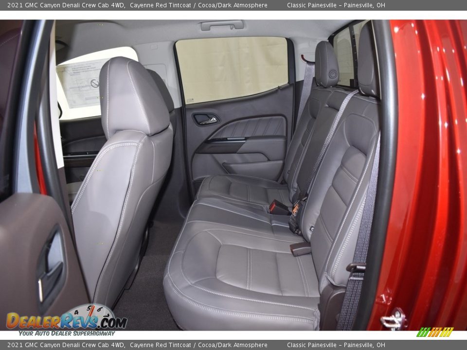 2021 GMC Canyon Denali Crew Cab 4WD Cayenne Red Tintcoat / Cocoa/Dark Atmosphere Photo #7
