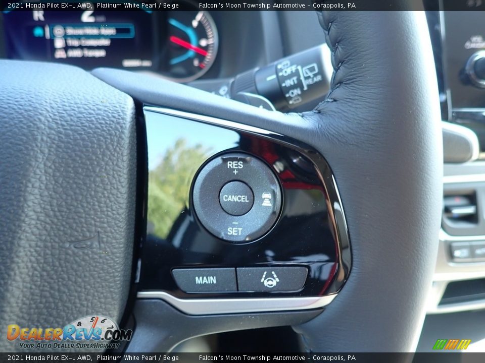 2021 Honda Pilot EX-L AWD Steering Wheel Photo #14