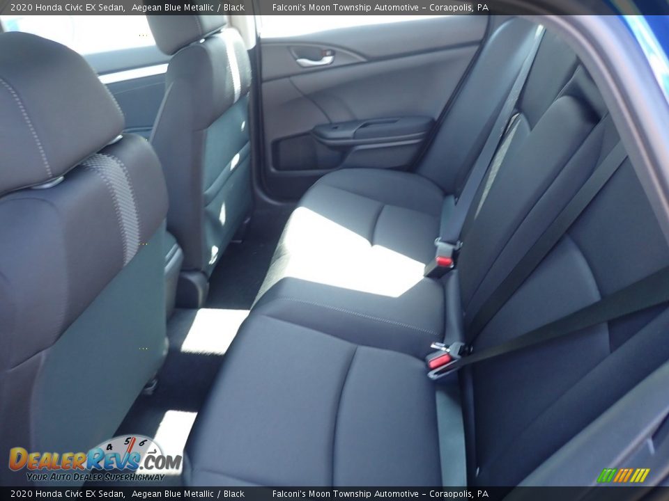 2020 Honda Civic EX Sedan Aegean Blue Metallic / Black Photo #8