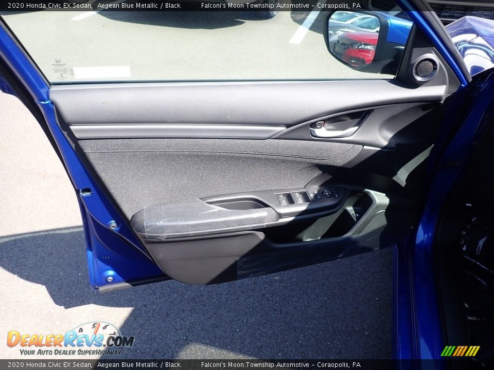 2020 Honda Civic EX Sedan Aegean Blue Metallic / Black Photo #10