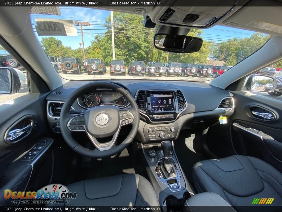 2021 Jeep Cherokee Limited 4x4 Bright White / Black Photo #4