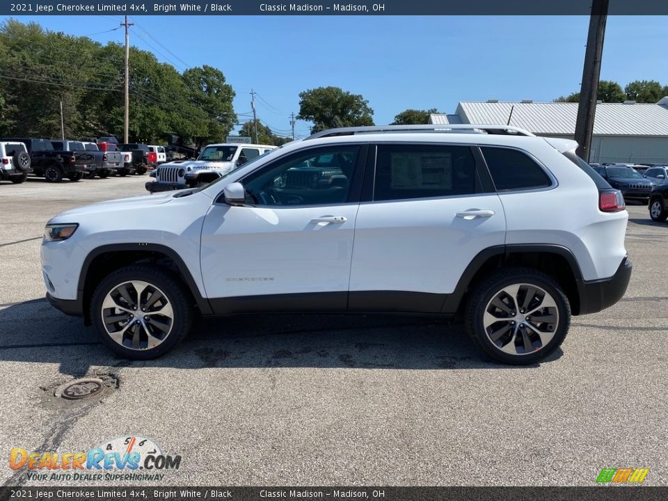 Bright White 2021 Jeep Cherokee Limited 4x4 Photo #8