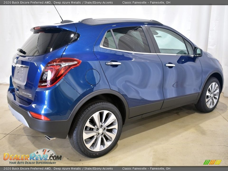 2020 Buick Encore Preferred AWD Deep Azure Metallic / Shale/Ebony Accents Photo #2