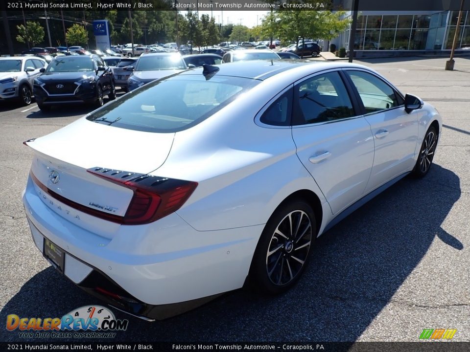 2021 Hyundai Sonata Limited Hyper White / Black Photo #2