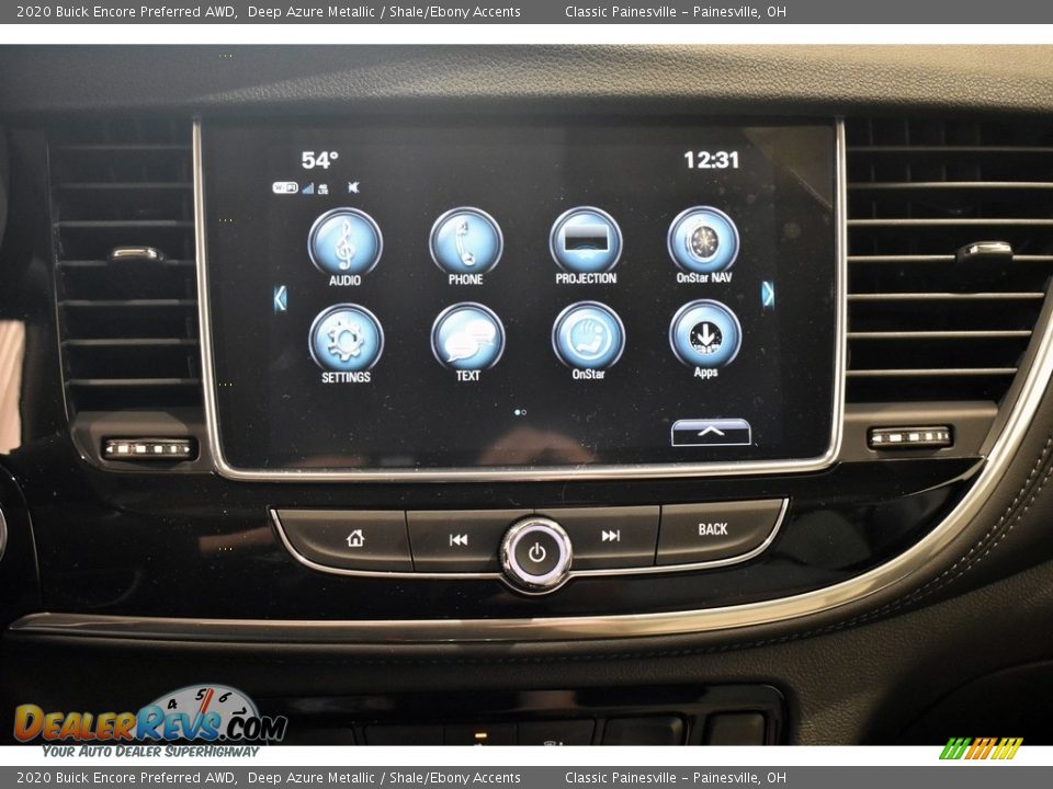 2020 Buick Encore Preferred AWD Deep Azure Metallic / Shale/Ebony Accents Photo #10