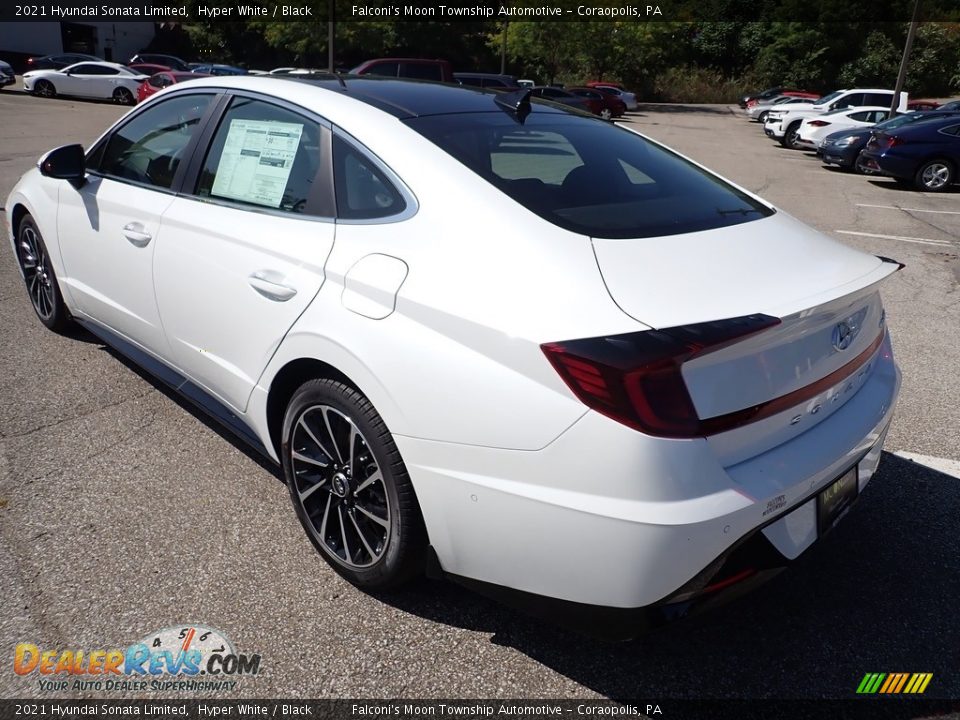 2021 Hyundai Sonata Limited Hyper White / Black Photo #6