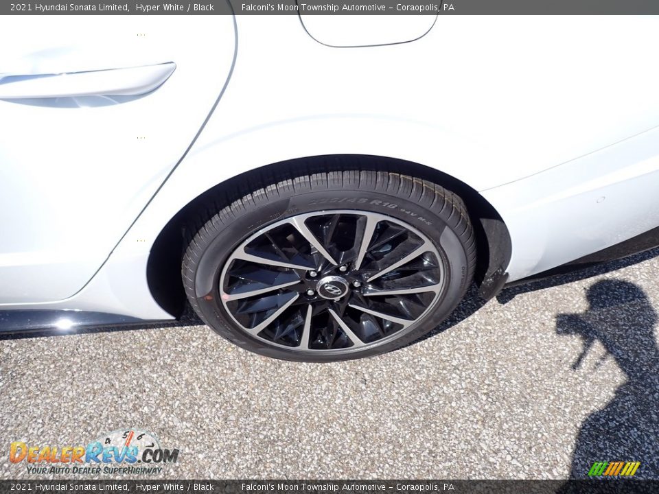 2021 Hyundai Sonata Limited Hyper White / Black Photo #7