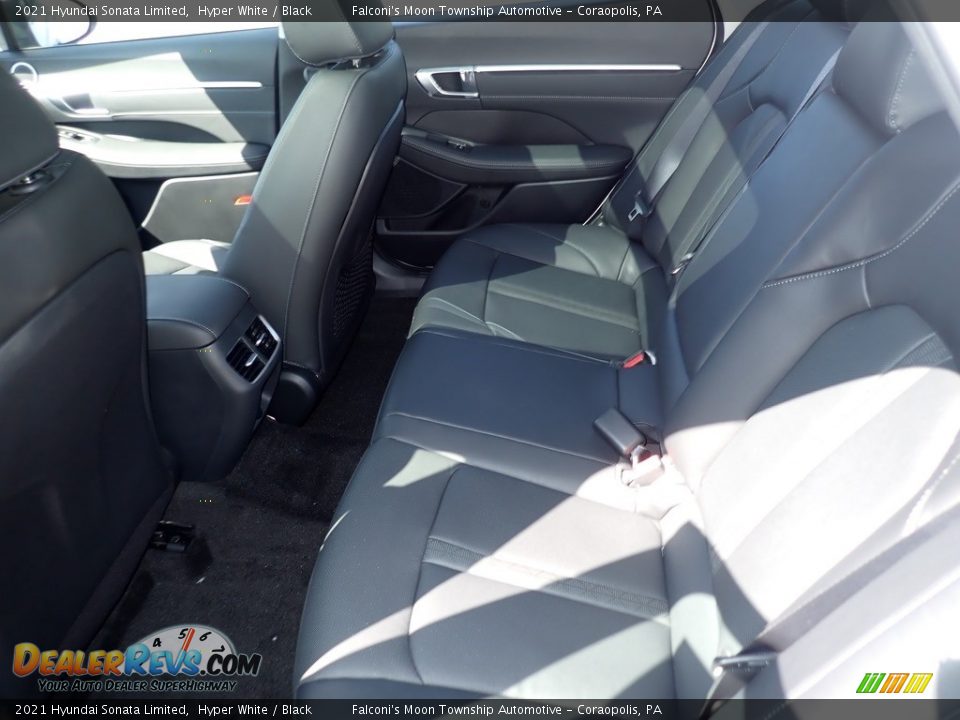 2021 Hyundai Sonata Limited Hyper White / Black Photo #8