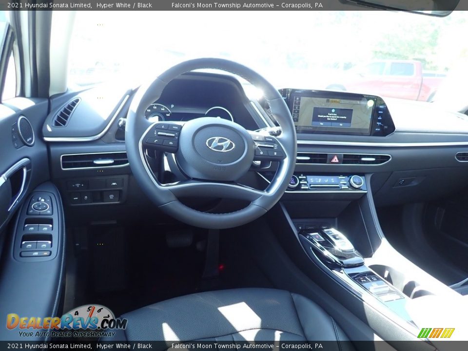 2021 Hyundai Sonata Limited Hyper White / Black Photo #9
