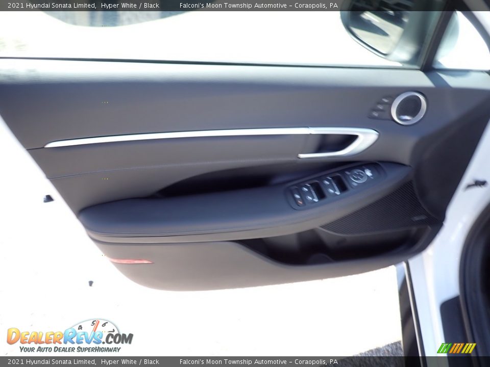 2021 Hyundai Sonata Limited Hyper White / Black Photo #10