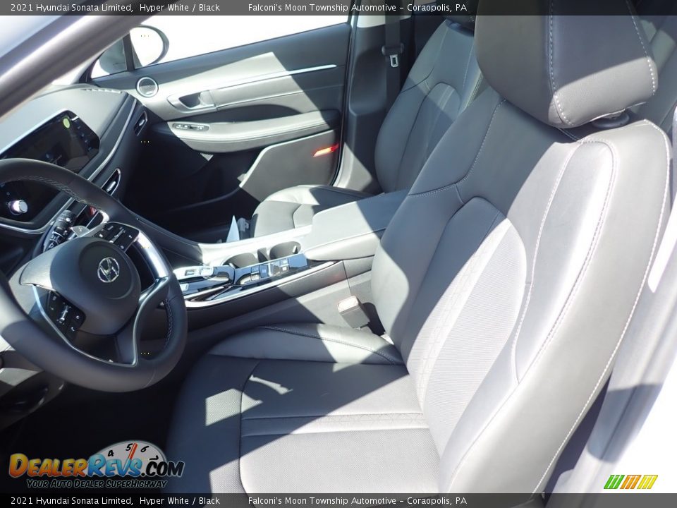 2021 Hyundai Sonata Limited Hyper White / Black Photo #11