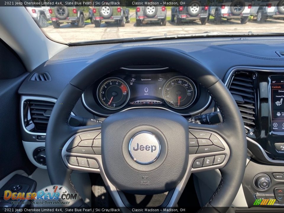 2021 Jeep Cherokee Limited 4x4 Steering Wheel Photo #5