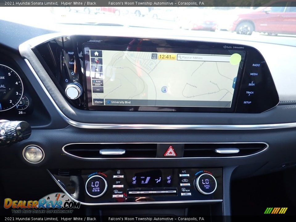 2021 Hyundai Sonata Limited Hyper White / Black Photo #14